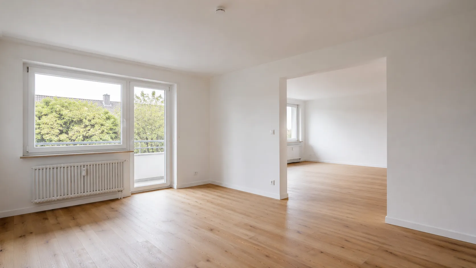 Vermietungsbereit modernisierte Wohnung mit sauberer Übergabe